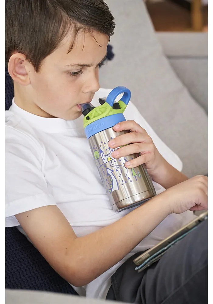 Contigo Dziecięca butelka termiczna Easy Clean 380 ml Matcha Dragon