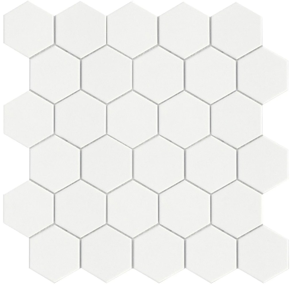 Mozaika hexagon 133422 Biała