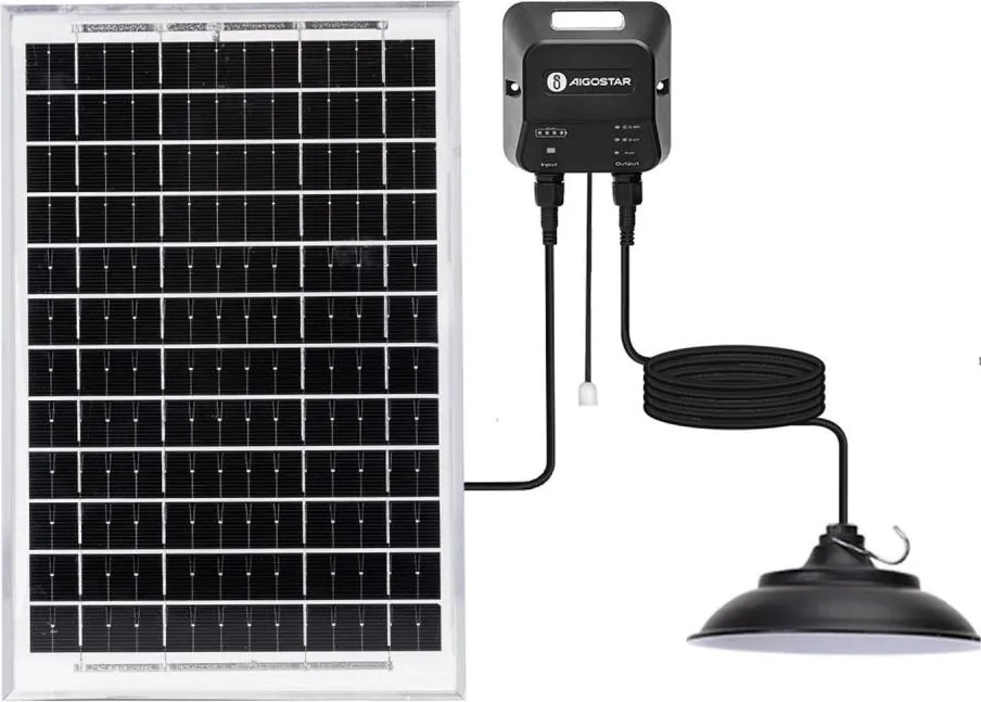 Aigostar - Solarny żyrandol LED/70W/12V 6000 mAh 6500K śr. 23,5 cm