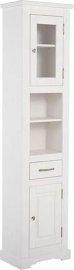 Biały słupek łazienkowy G8-C43