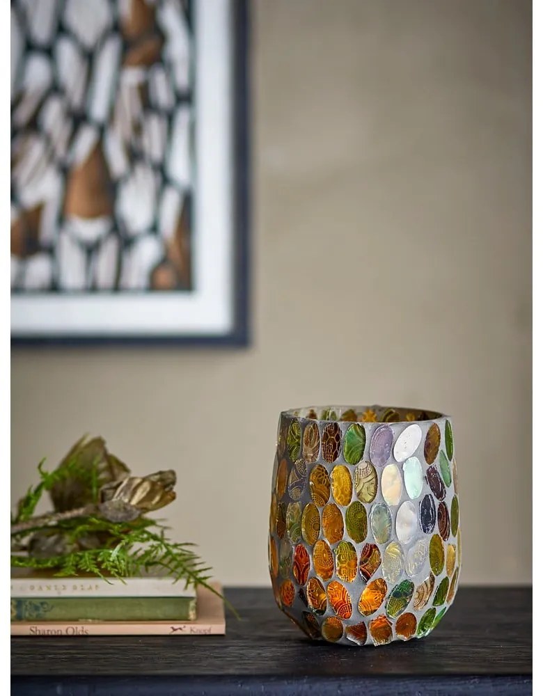 Szklany świecznik na świeczkę typu tealight Lorissa – Bloomingville