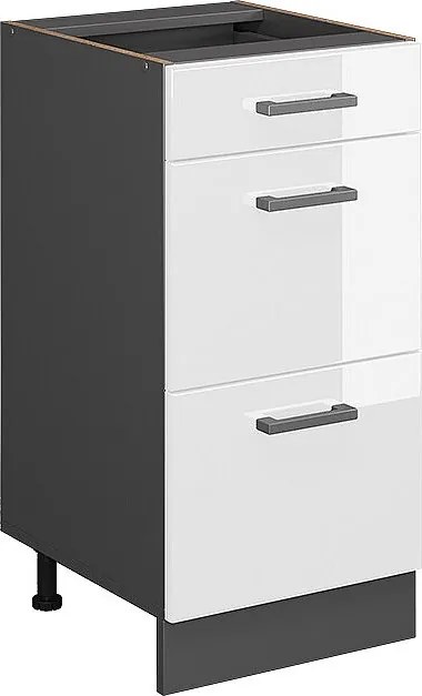 Szafka dolna do kuchni biały wysoki połysk 40x46x81.6 r-line