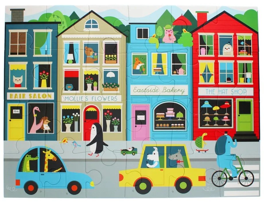 Puzzle (liczba elementów 24) On Our Street – Rex London