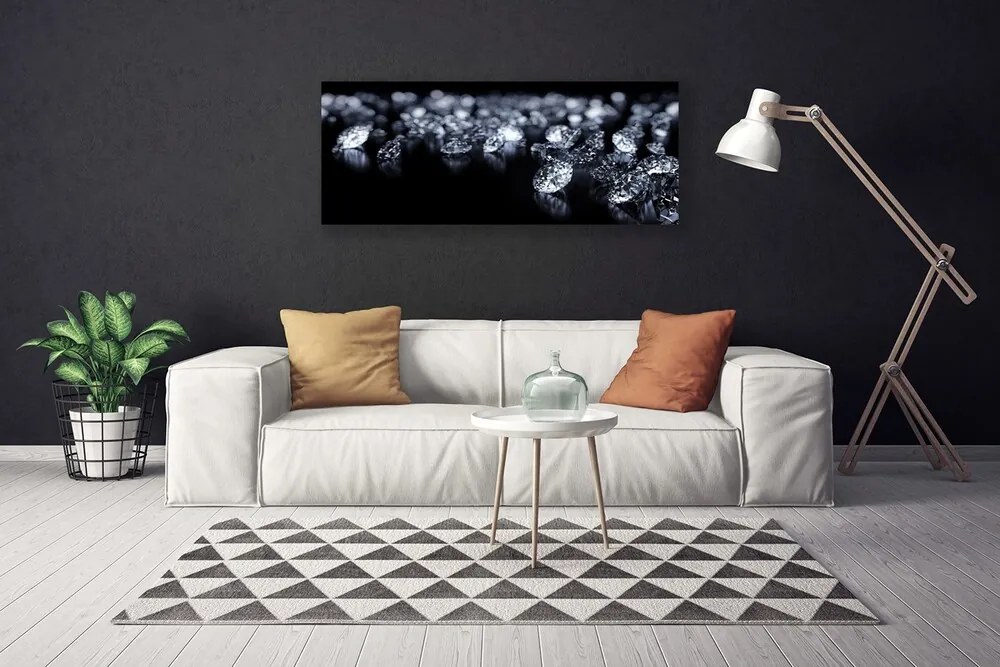 Obraz na płótnie Kryształowy Blask Diamentów