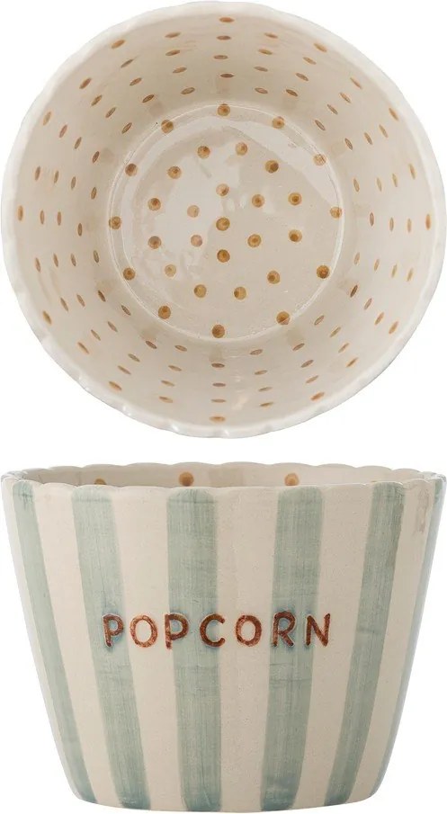 Jasnozielono-kremowa ceramiczna miska do serwowania 1,9 l Chip – Bloomingville