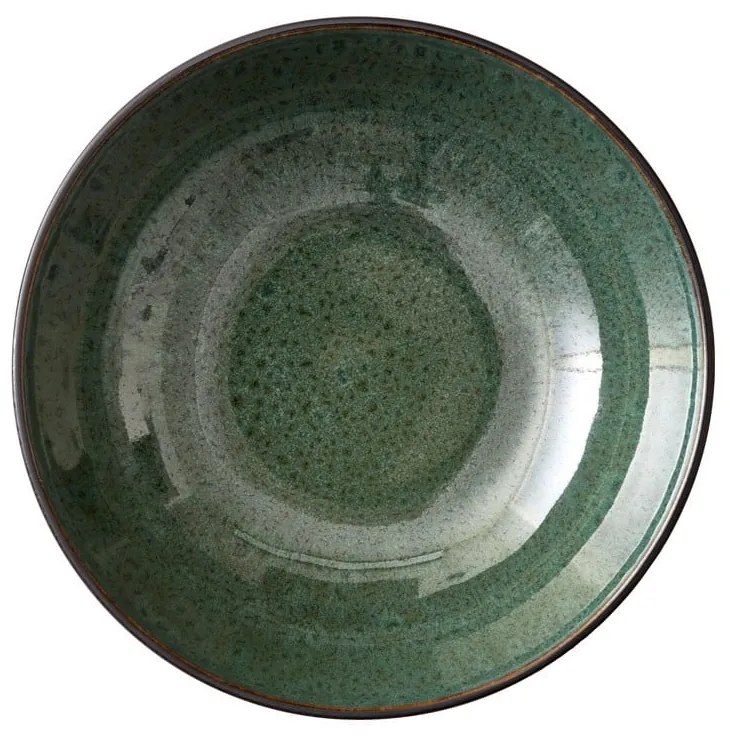 Zielono-czarna kamionkowa misa ø 30 cm Gastro Green/Black – Bitz