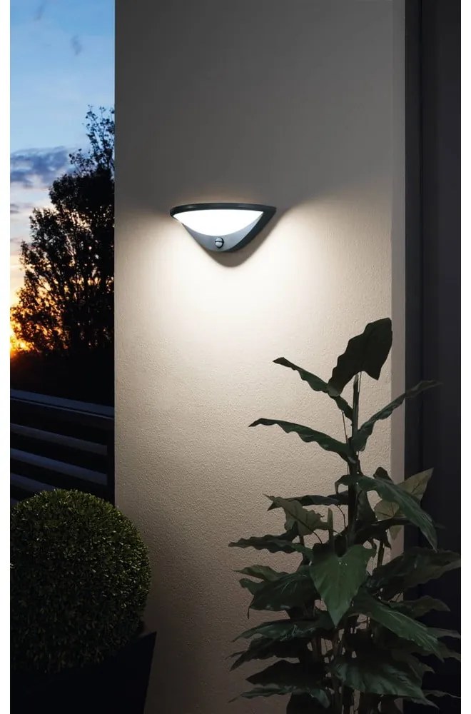 Zewnętrzna lampa ścienna LED (wysokość 12,5 cm) BELCREDA – EGLO