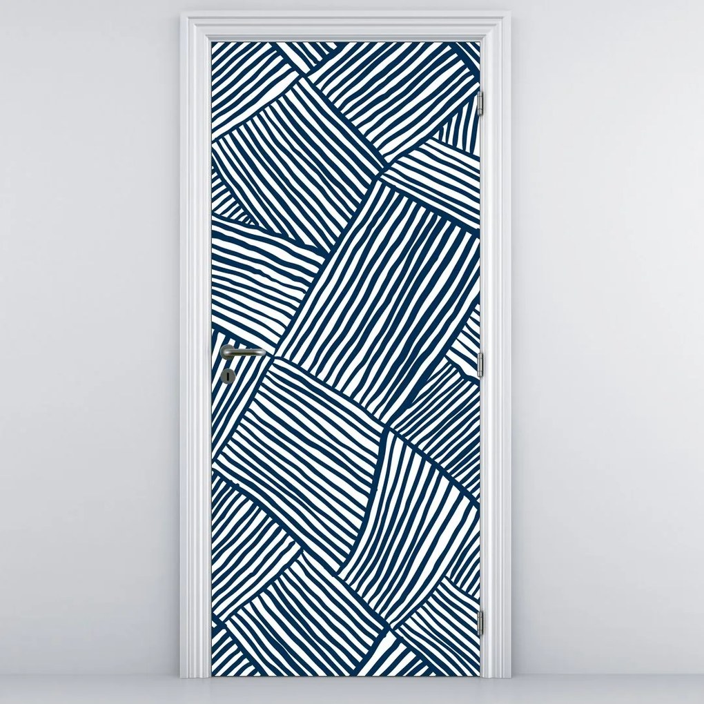 Fototapeta na drzwi - Linie 3D (95x205cm)