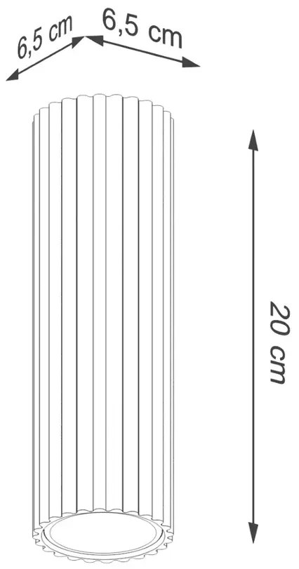 Oliwkowy splot w loftowym stylu 20cm - D292-Avium