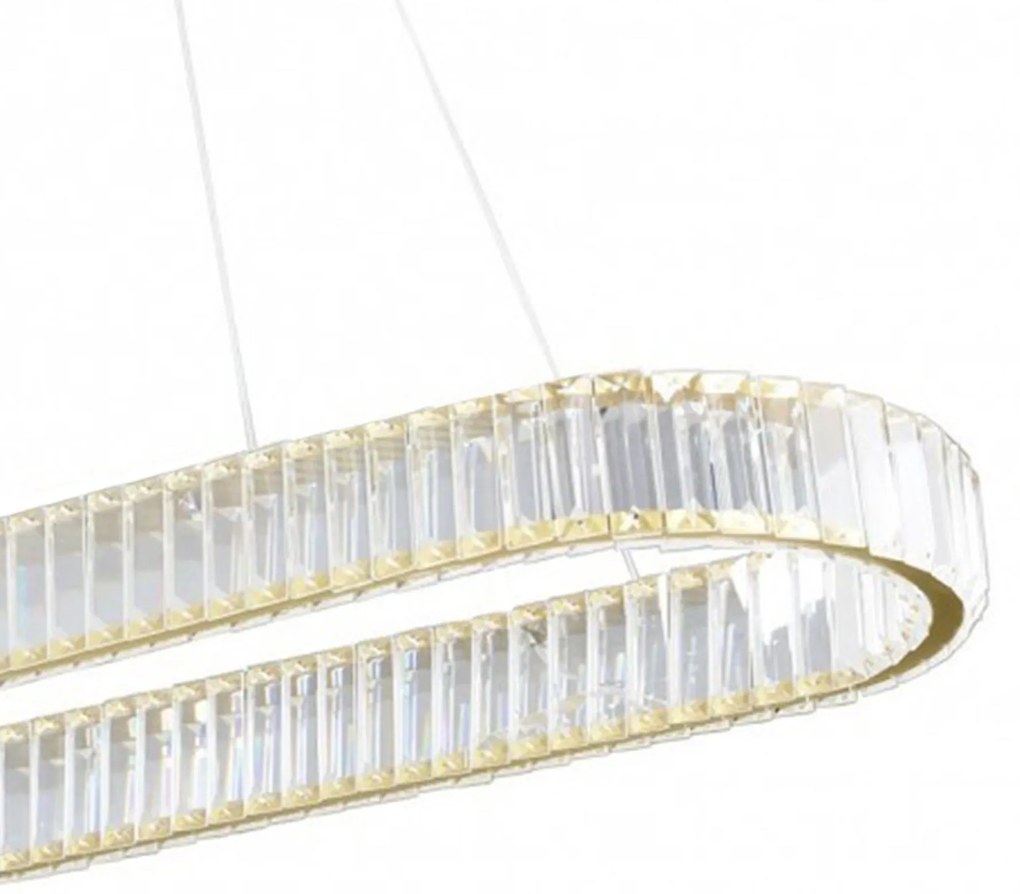 LAMPA WISZĄCA LED APP1508-CP BRUSH GOLD