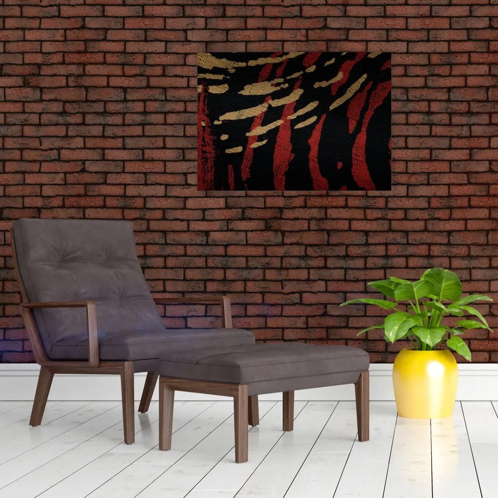 Obraz na szkle abstrakcji (70x50 cm)
