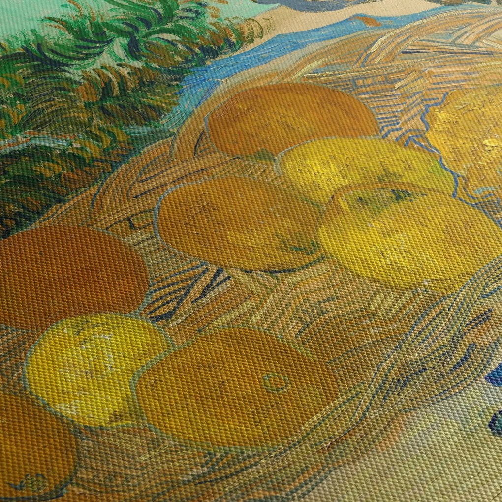 Obraz - Vincent van Gogh, Still Life of Oranges and Lemons with Blue Gloves, reprodukcje (70x50 cm)