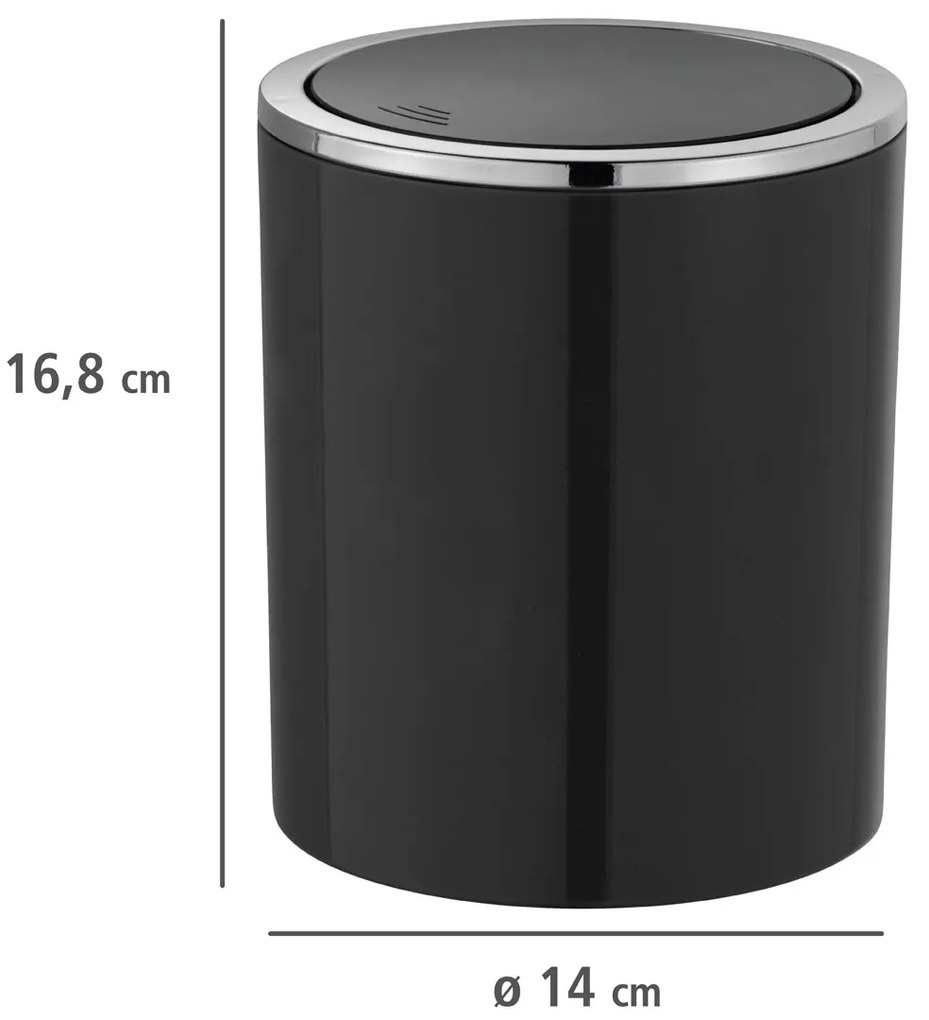 Kosz na śmieci, łazienkowy Swing 2l, WENKO