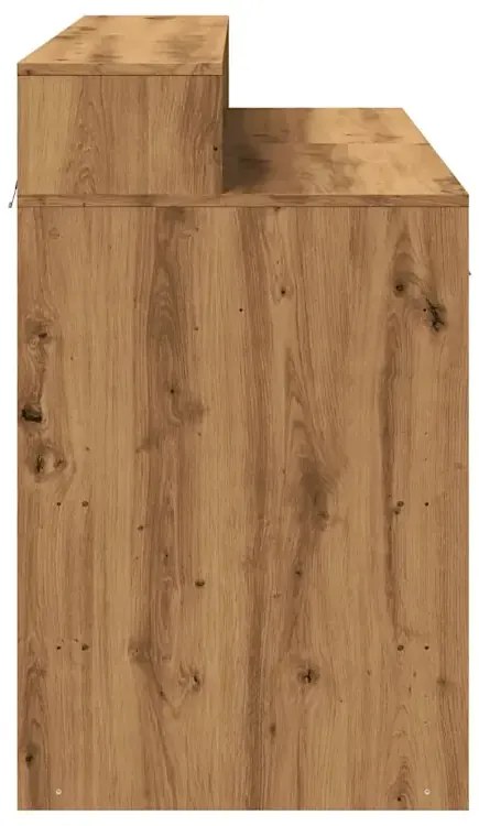 Biurko podświetlane 120 cm dąb artisan E7-A01