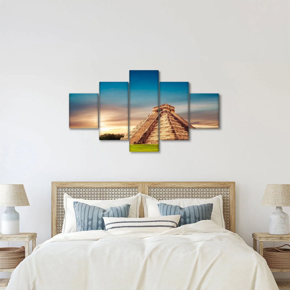 Obraz słynnego pomnika Majów (125x70 cm)