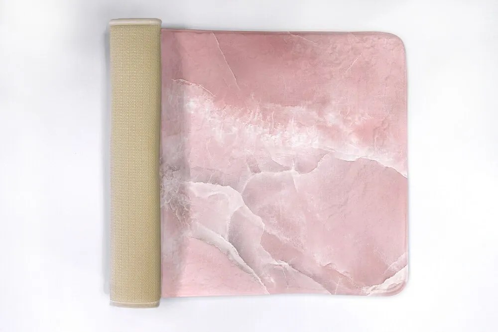 Dywanik łazienkowy Dywanik łazienkowy Różowa Abstrakcja