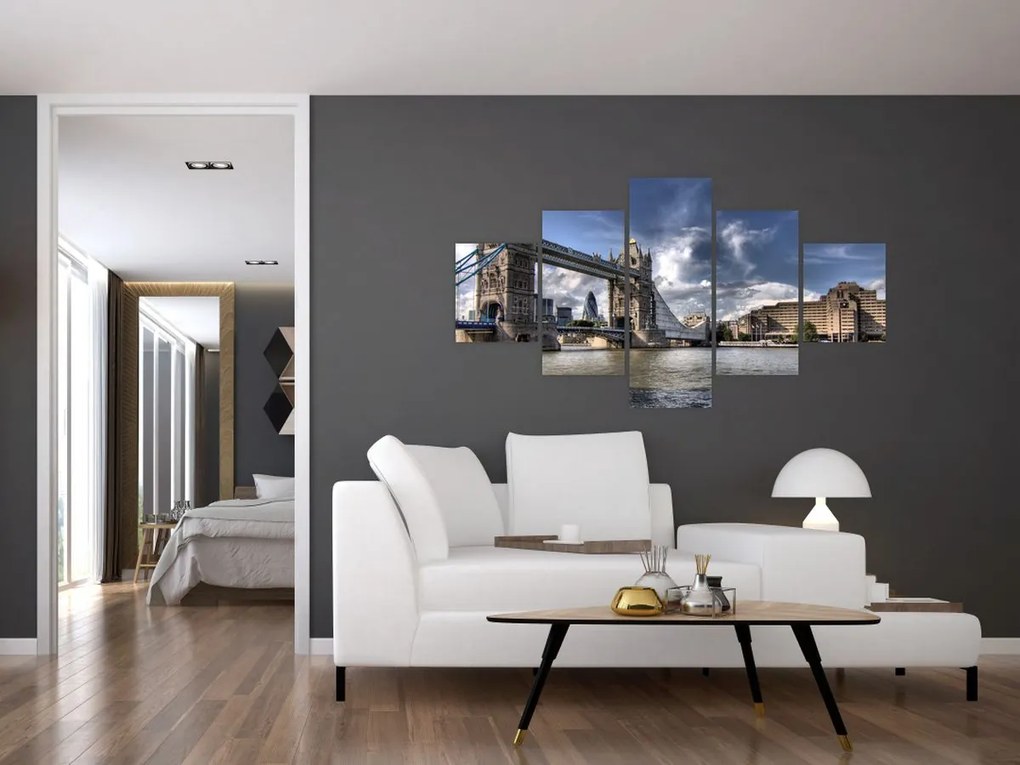 Obraz -  Tower Bridge w Londynie (125x70 cm)
