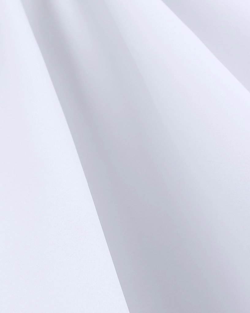 Zasłona zaciemniająca na taśmie marszczącej stalowa biel 140 x 280 cm 1 szt.