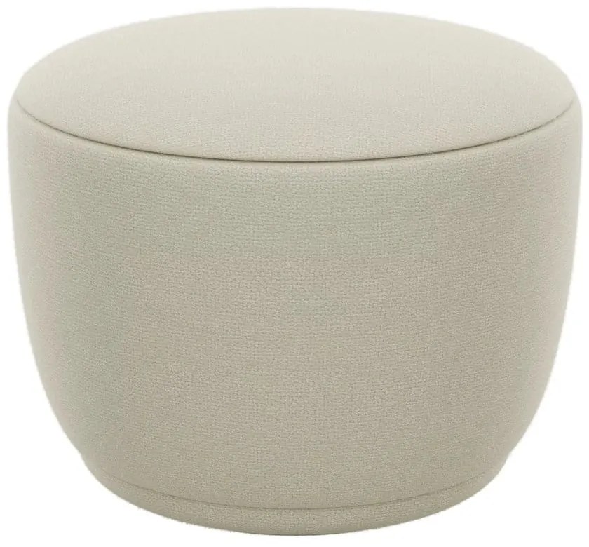 Beżowy puf z materiału bouclé KUON – Blomus