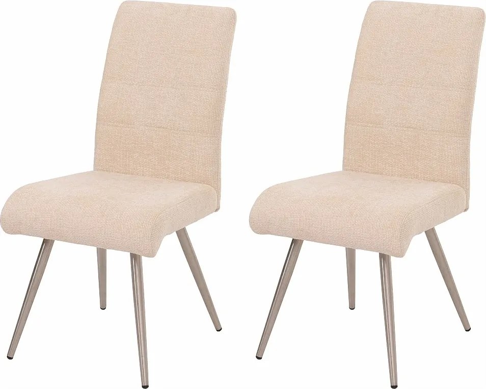 Krzesło do jadalni MCW-G55 (zestaw 2 sztuk),  kremowy