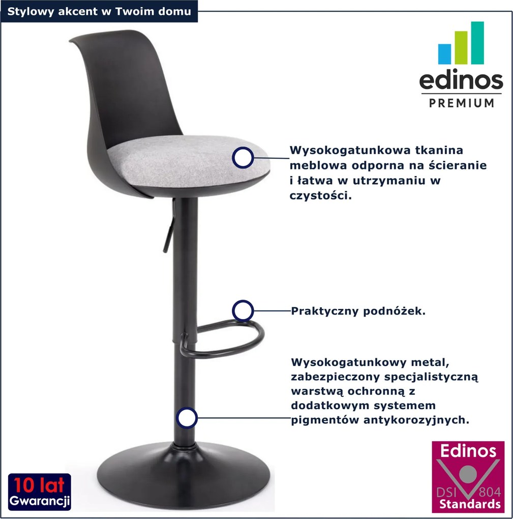 Czarny skandynawski hoker kuchenny F6-R87