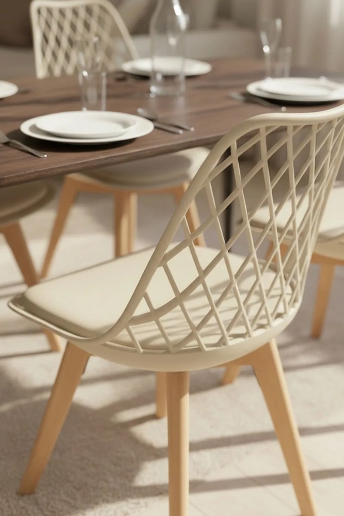 Zestaw 4 krzese Mima