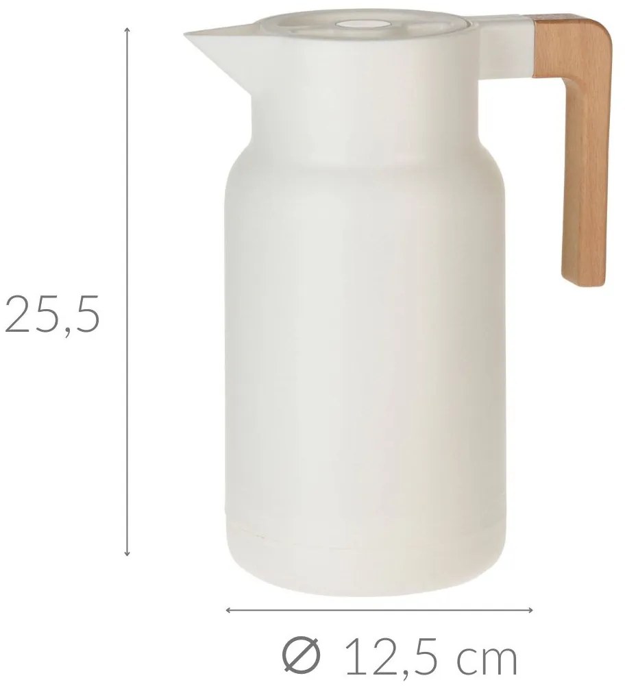 Dzbanek próżniowy WOOD, 1 l