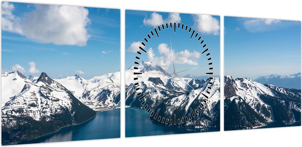 Obraz - Garibaldi Park (z zegarem) (90x30 cm)