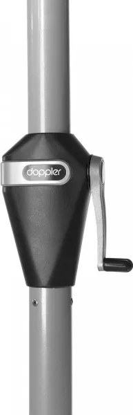 Doppler ACTIVE KURBEL parasol ogrodowy 380 cm jasnoszary