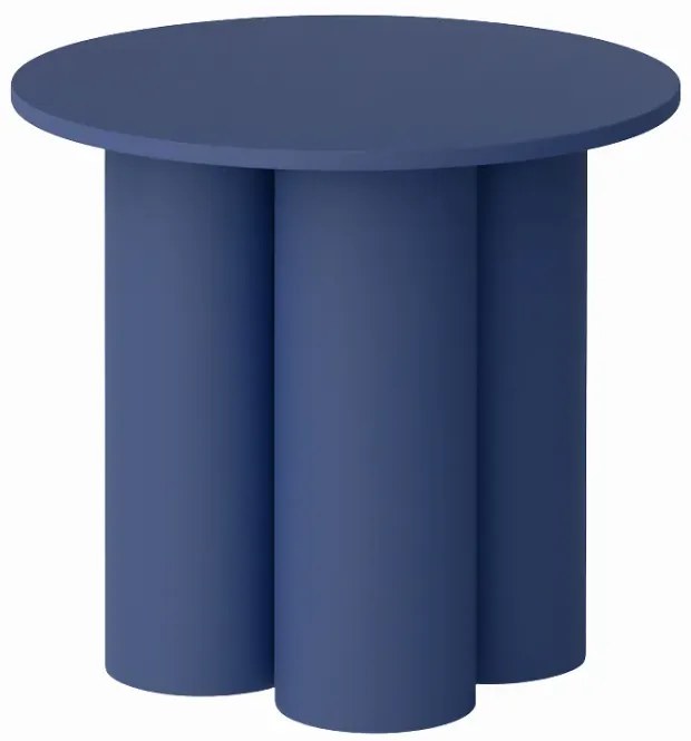 Granatowy matowy stolik kawowy 60 cm G0-R44