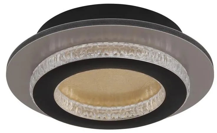 Globo 48042-12G - Lampa sufitowa LED JAYDEN LED/12W/230V, średnica 20 cm, czarna