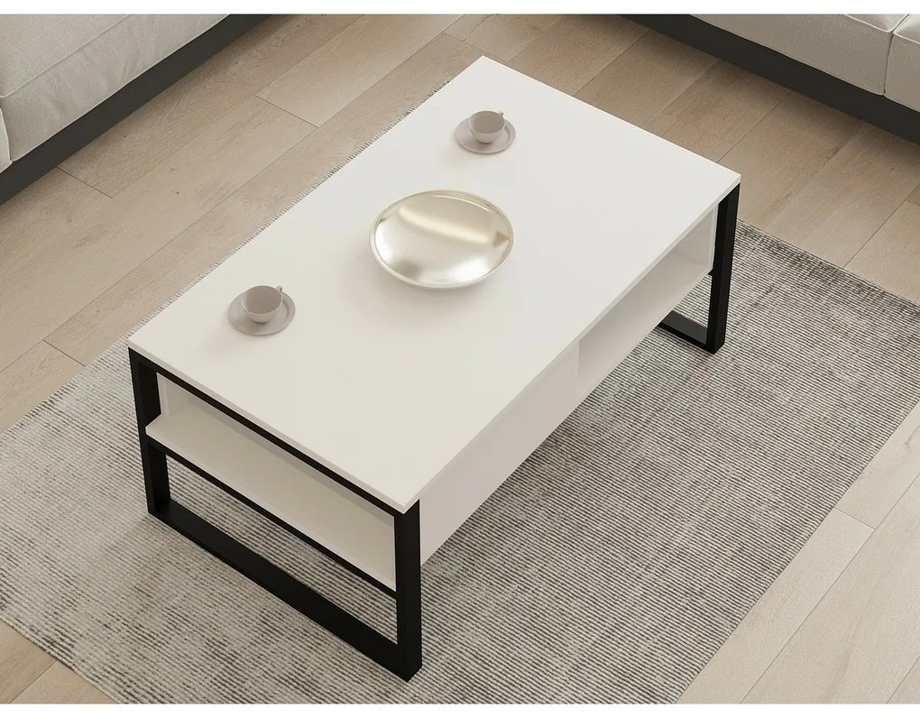 Stolik konferencyjny Devon White and Black