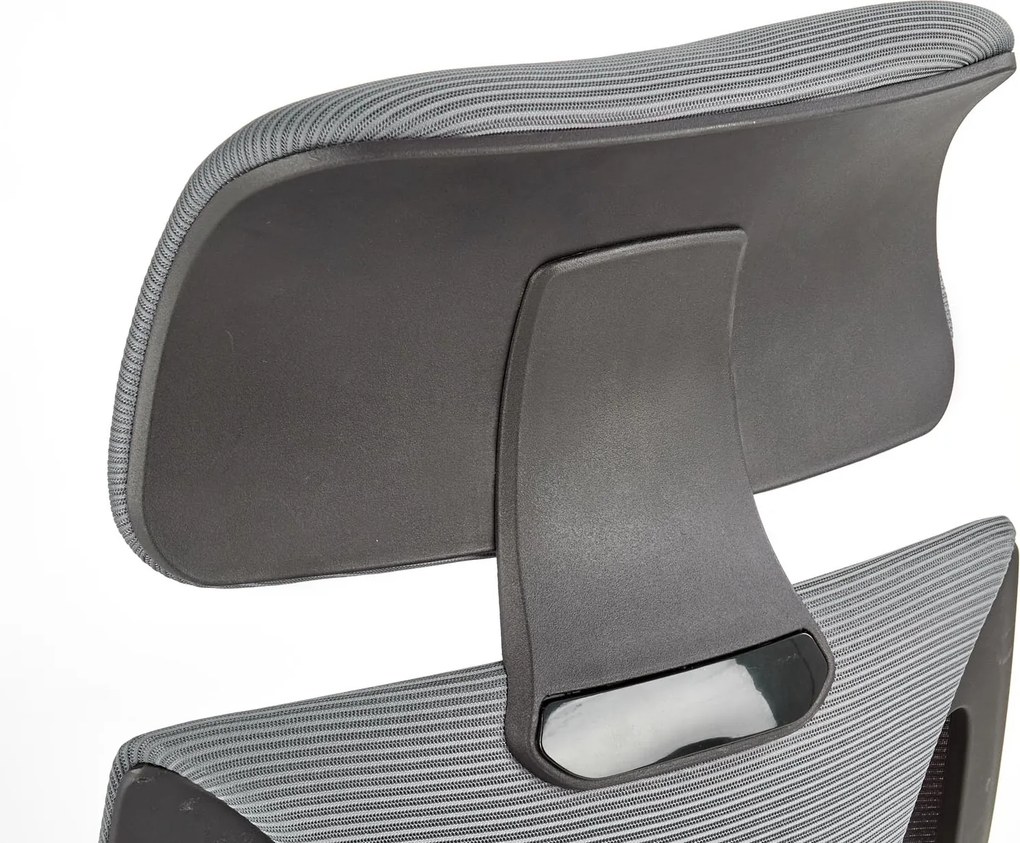 Obrotowe krzesło gabinetowe z zagłówkiem Valdez