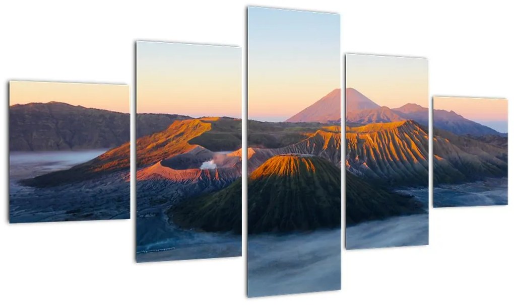 Obraz góry Bromo w Indonezji (125x70 cm)