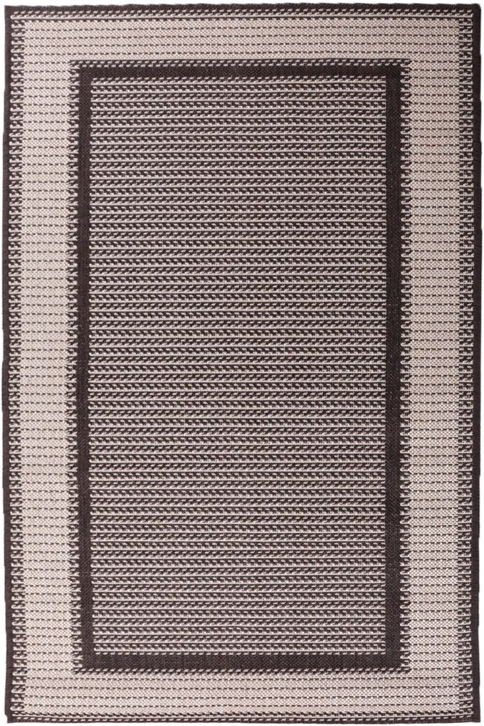 Dywan Jeans Płasko Tkany Brązowy 080x150 Prostokąt