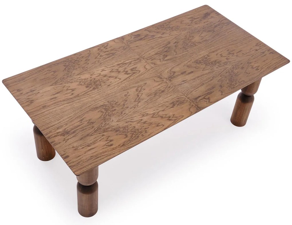 MELTON stół rozkładany 200-300x101x76 cm jasny orzech mieści 8-10 osób