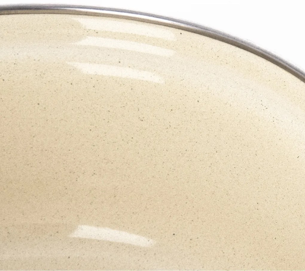 Orion Garnek emaliowany z rantem Brązowy, 2 l, 2 l