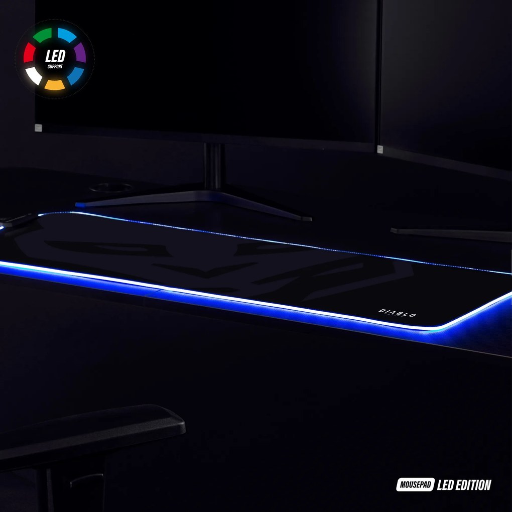 Podkładka gamingowa LED Diablo Chairs