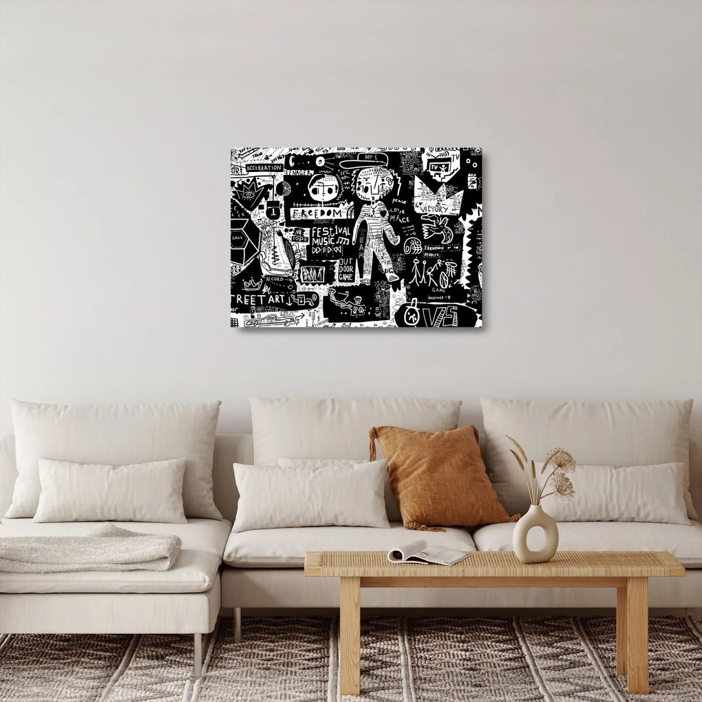 Obraz na szkle - Graffiti (70x50 cm)