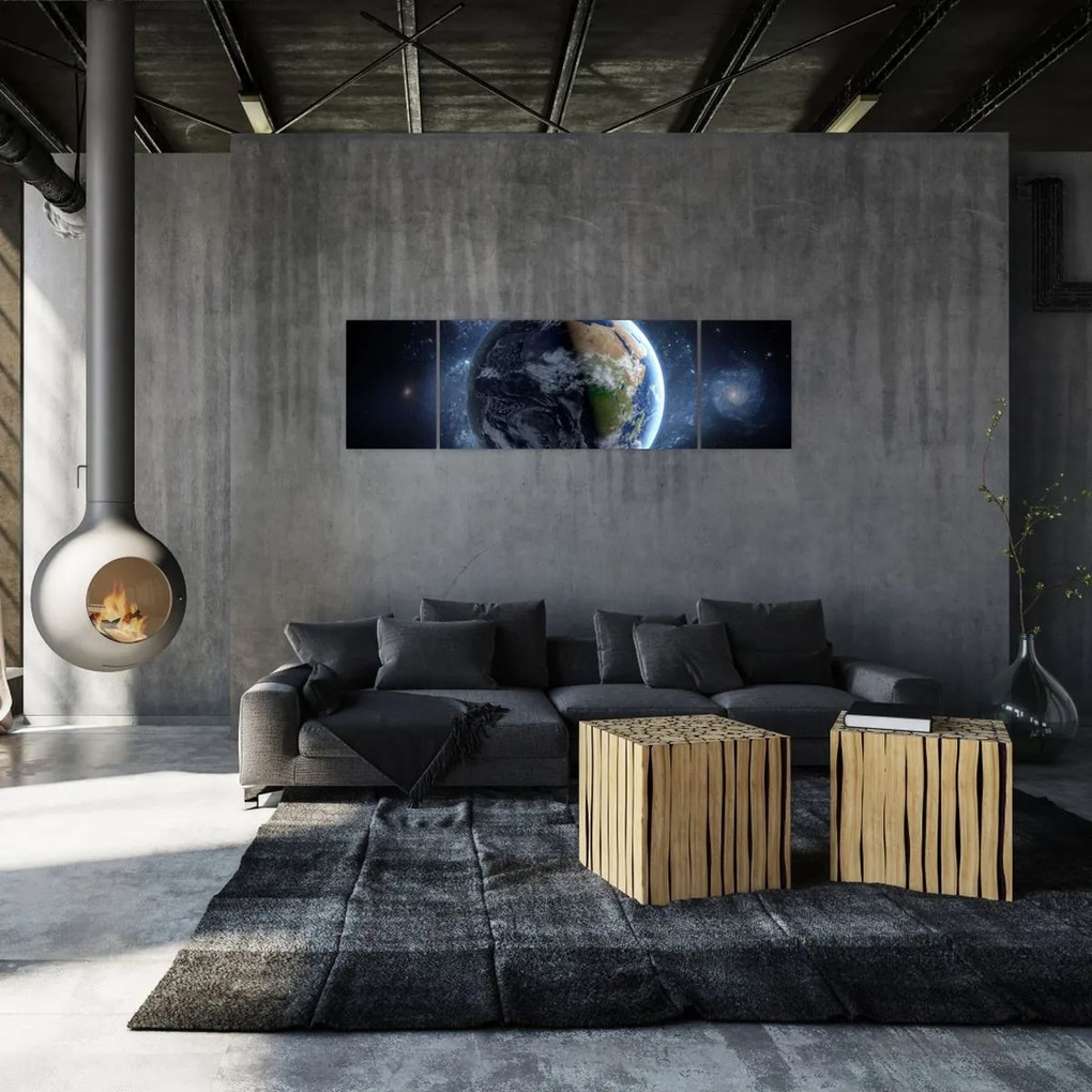 Obraz - Widok z kosmosu (170x50 cm)