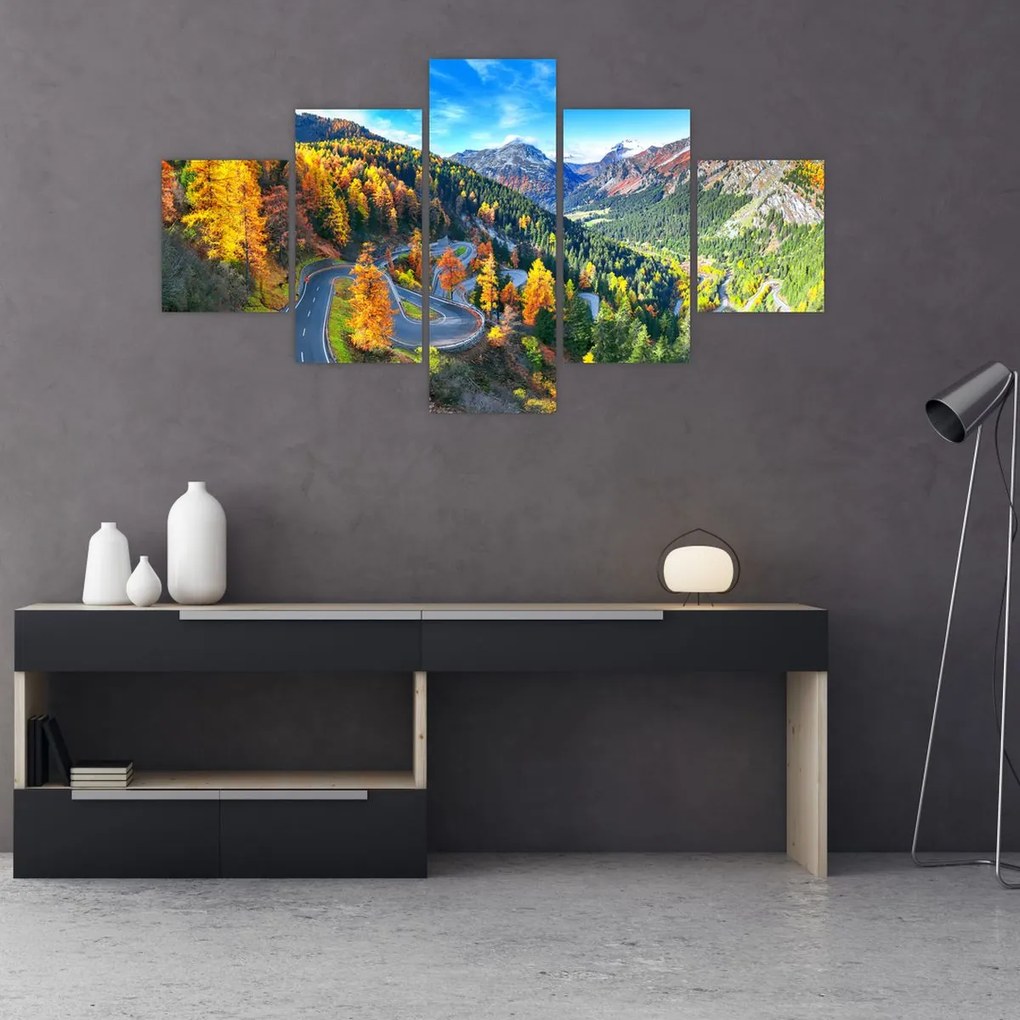 Obraz - Przełęcz Malajska (125x70 cm)