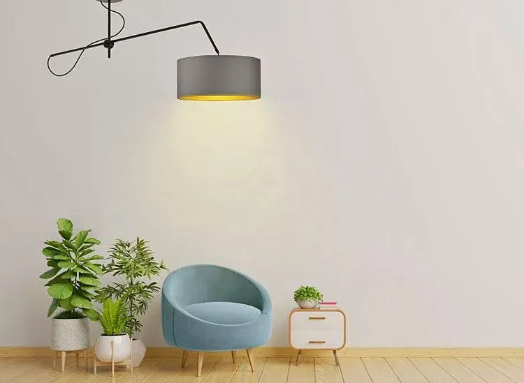 Okrągła lampa wisząca z ruchomym ramieniem - M0-N24
