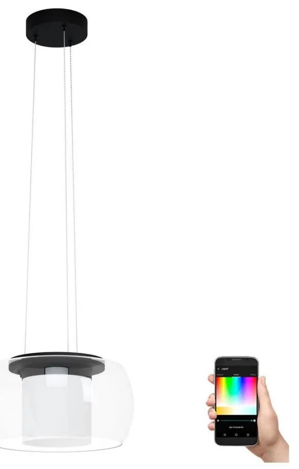 Eglo 99023 - LED RGB ściemnialny żyrandol na linkach BRIAGLIA-C LED/24,8W/230V