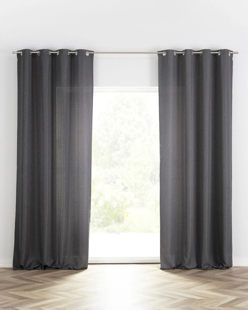 Zasłona BASIC na kółkach 140x280cm stalowy 1 szt.