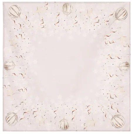 Obrus z motywem świątecznym Ozdoby, 80 x 80 cm, 80 x 80 cm