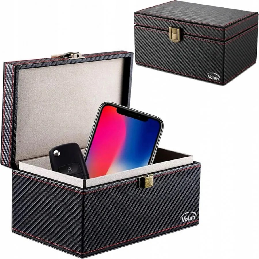 Klatka FARADAYA PUDEŁKO DUŻE 17CM NA KLUCZE do Samochodu Keyless Karty Etui