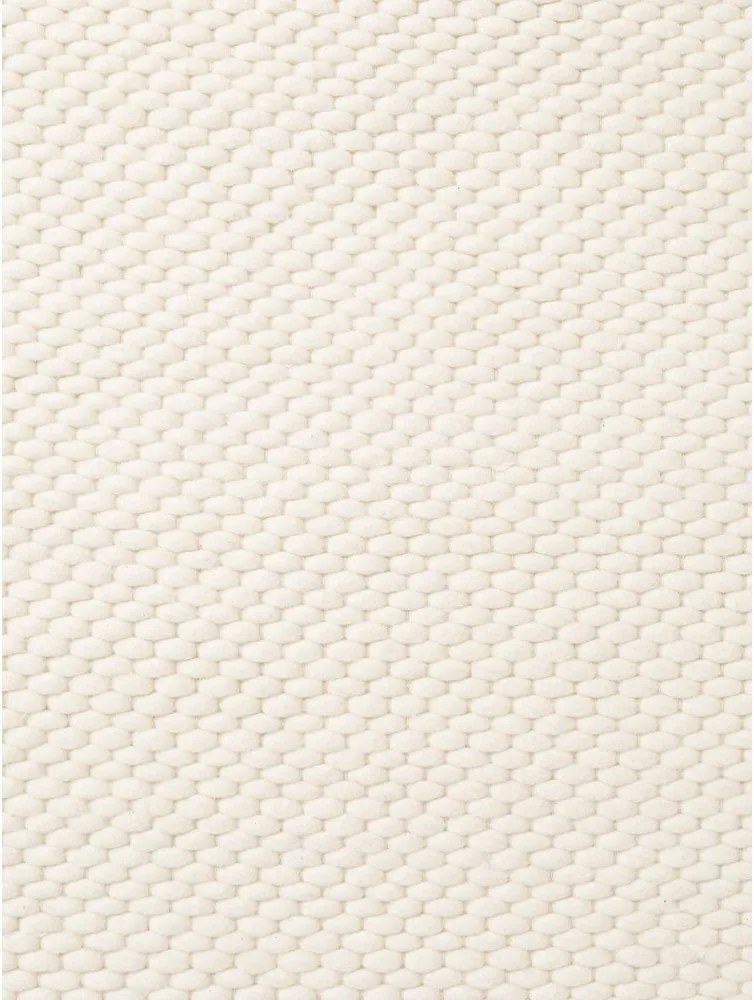 Kremowy wełniany okrągły dywan tkany ręcznie ø 160 cm Lyon Beans – Elle Decoration