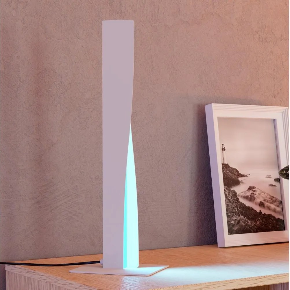 Eglo 901834 - LED RGBW ściemnialna lampa stołowa BOLOGNANO-Z LED/9W/230V szara