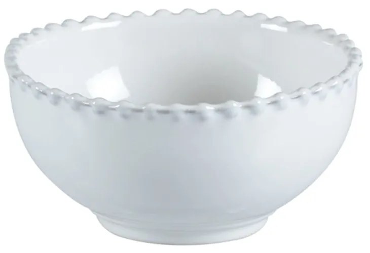 Biała miska kamionkowa Costa Nova Pearl, ⌀ 16 cm
