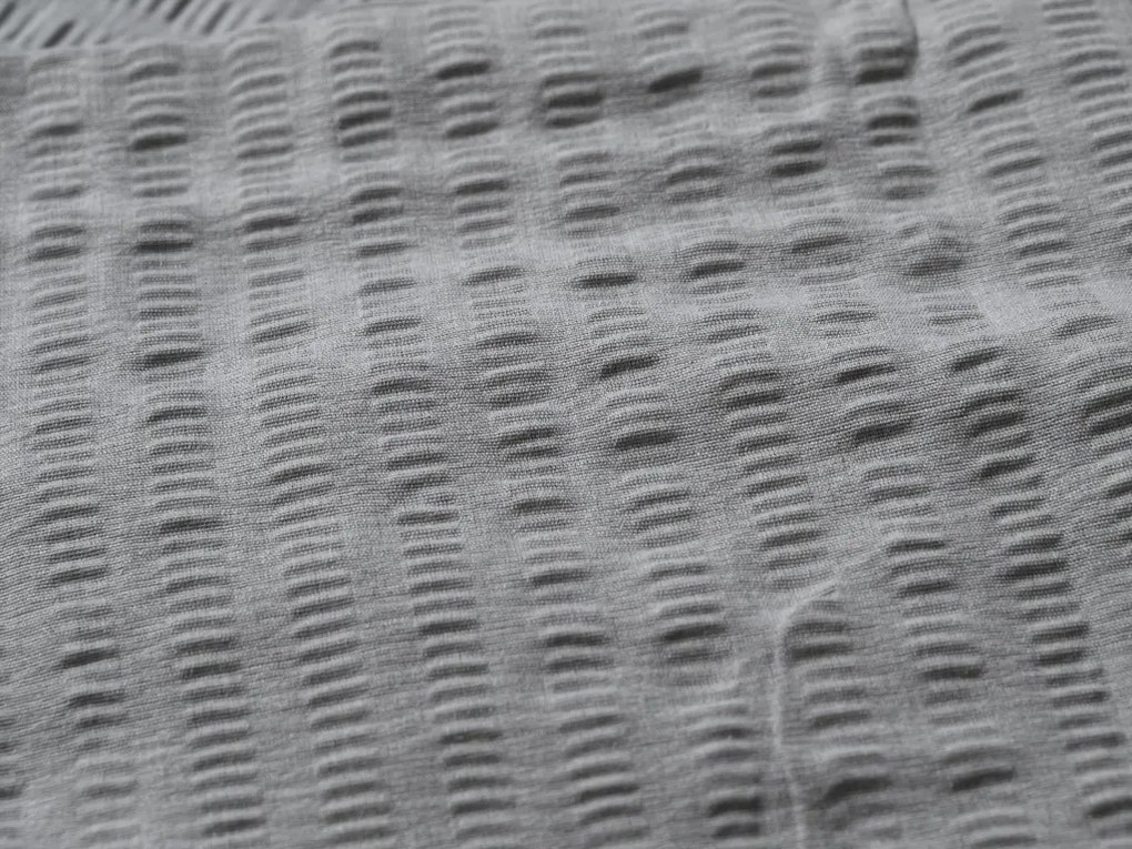 PrzytulneMieszkanie.pl PrzytulneMieszkanie.pl Krepa pościel STANDO szare Rozmiar pościeli: 70 x 90 cm | 140 x 220 cm